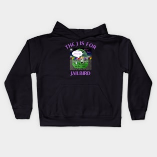 Donald J Trump Jailbird Toilet Cleaning Duty Kids Hoodie